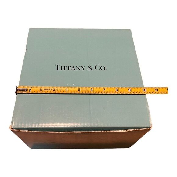 Tiffany & Co. Cube Large Gift Box w/ Tissue Paper 10”x10”x6.75” Storage READ - Picture 14 of 16
